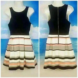 SPEECHLESS Womans DRESS Back Zip Fitted KNEE Length Lightweight STRETCH size 7